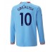 Cheap Manchester City Jack Grealish #10 Home Football Shirt 2022-23 Long Sleeve